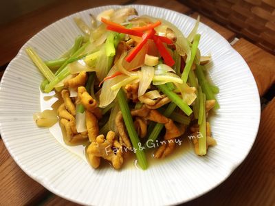 蒜香芹菜雞腸（便當菜）