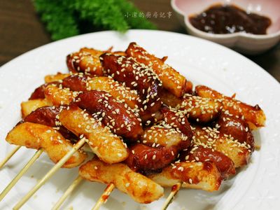 【韓國小吃】韓式年糕香腸串