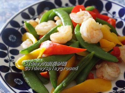 參考食譜 : 5分鐘上菜🍽彩椒蝦球