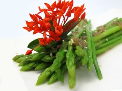 參考食譜 : 義大利油醋芝麻蘆筍
