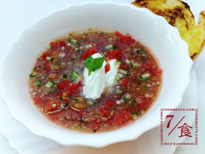 參考食譜 : 【7/食】番茄冷湯