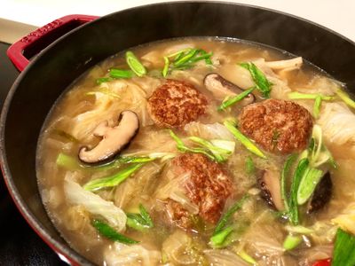 參考食譜 : 清爽鮮甜獅子頭