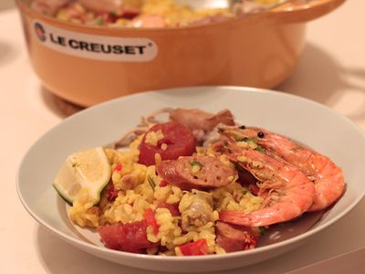 參考食譜 : 西班牙海鮮飯 Paella