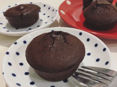 參考食譜 : 熔岩巧克力蛋糕🍫🍰