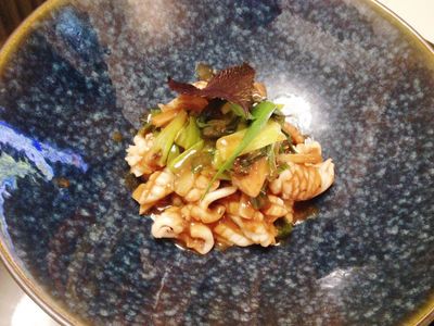 春之饗宴-醋溜蔥爆花枝