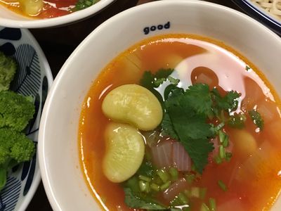 參考食譜 : 皇帝豆蕃茄湯