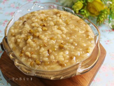 綠豆麥角粥