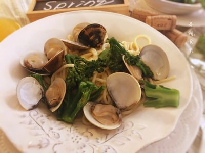 參考食譜 : 【一鍋】和風蛤蜊義大利麵