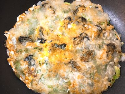 參考食譜 : 懶人版 蚵仔煎🐚