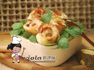 參考食譜 : 玫瑰捲土司