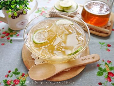 蜂蜜檸檬愛玉凍