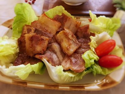 參考食譜 : 乾煸五花肉 (露營OK)