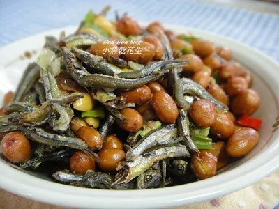 小魚乾花生