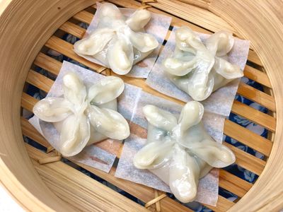 梅花瓠瓜（蒲瓜）蒸餃♣️♣️🥟🥟