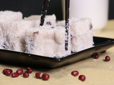 參考食譜 : 紅豆雪花糕