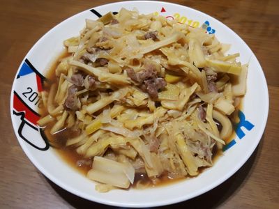 竹筍炒肉絲~夏季美味時蔬