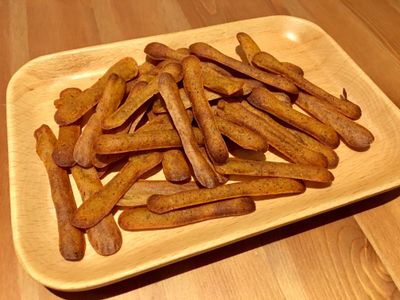 【寶寶食譜】南瓜米棒（無油無糖）