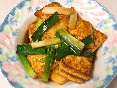 蔥燒蛋豆腐