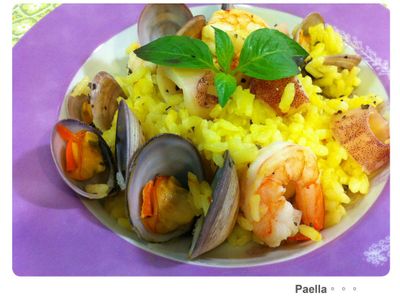 參考食譜 : 西班牙海鮮燉飯