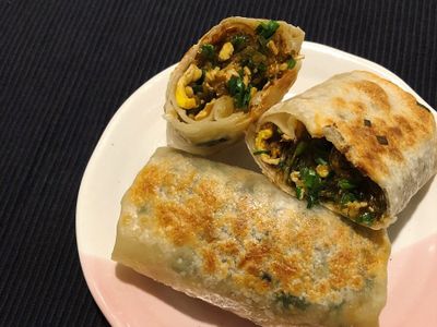 參考食譜 : 韭菜盒子🥙