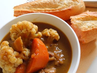 參考食譜 : 蔬菜牛肉咖哩