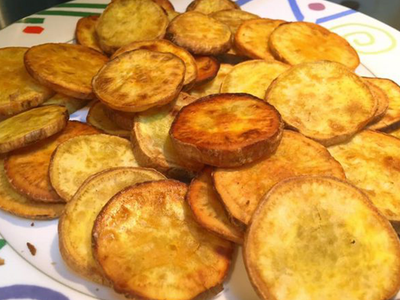 橄欖油香煎番薯片