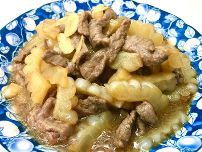 參考食譜 : 苦瓜牛肉