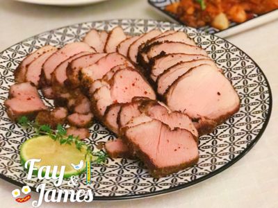 參考食譜 : 香煎孜然豬里肌