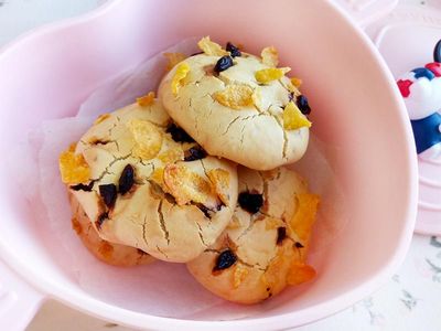 參考食譜 : 脆片果乾麻糬麵包