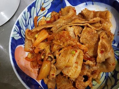 泡菜炒豬肉