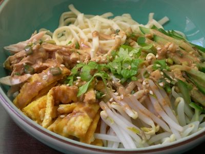 參考食譜 : 芝蔴蕎麥涼麵