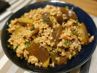 下飯最好的魚香茄子～健康版