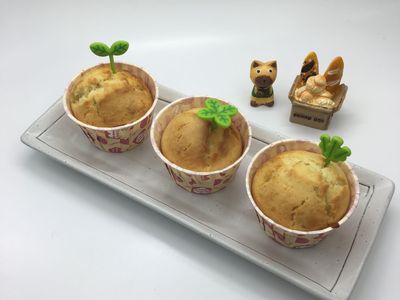 參考食譜 : 優格柚香核桃瑪芬蛋糕