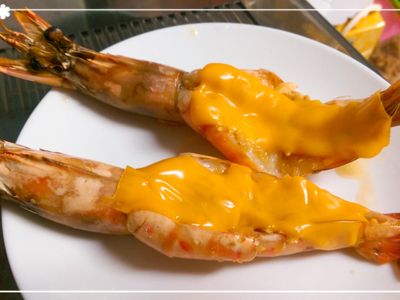 參考食譜 : 【蒜酥奶油起士大草蝦】