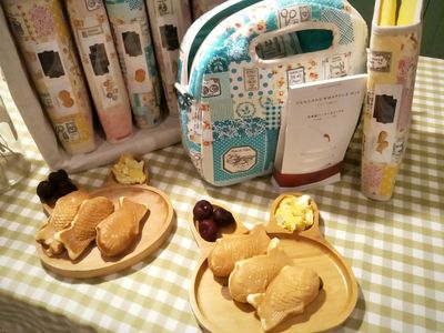 （小V食譜）超簡單用北海道鬆餅粉做鯛魚燒