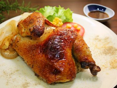 蜂蜜芥末烤半雞