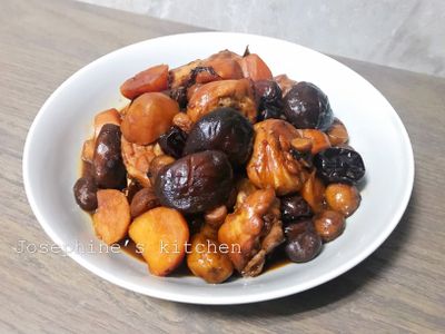 香菇栗子燒雞
