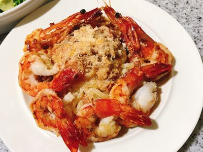 參考食譜 : 番茄肉醬佐鮮蝦義大利麵