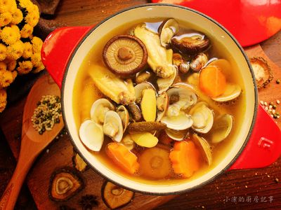 參考食譜 : 花瓜香菇雞湯