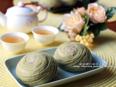 參考食譜 : 中秋慶團員之～抹茶紅豆酥