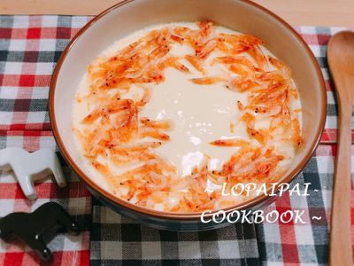 參考食譜 : 日式蒸蛋-櫻花蝦
