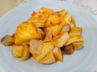 番茄香煎蛋豆腐