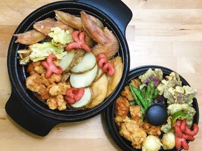 炸雞翅+宵夜炸物