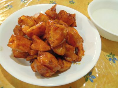 參考食譜 : 拔絲地瓜