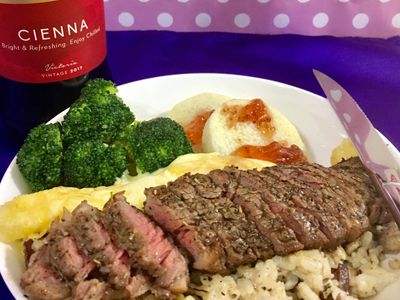 💕山藥牛小排蘑菇起士蛋燉飯