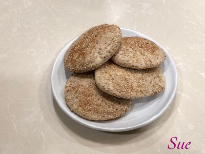 椒麻脆燒餅(燙麵法)