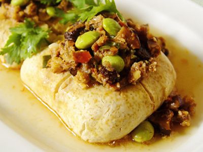 參考食譜 : 【厚生廚房】清蒸臭豆腐