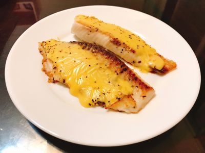 參考食譜 : 香蒜起司鯛魚片