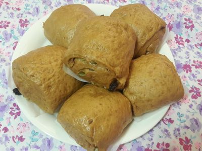 參考食譜 : 黑糖堅果饅頭🍪*萍姊