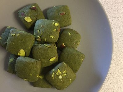 全麥抹茶杏仁餅乾(低糖版)